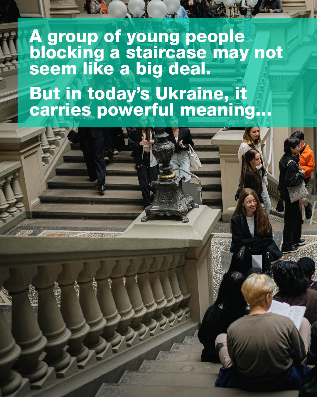 In Ukraine, the ability to protest is a sign of democratic change