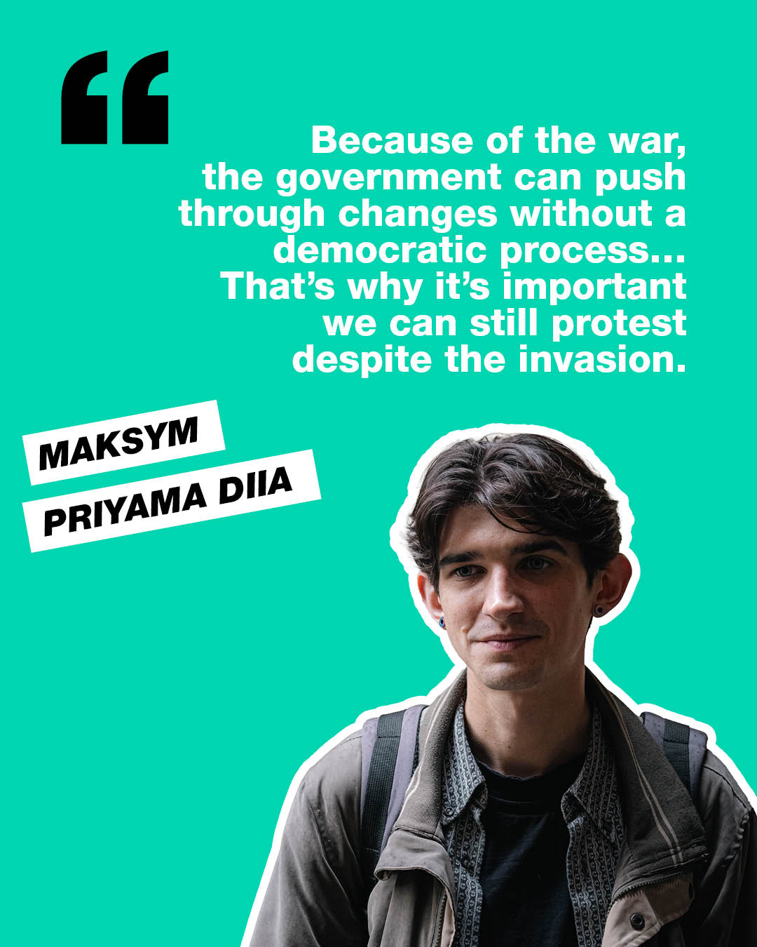 In Ukraine, the ability to protest is a sign of democratic change