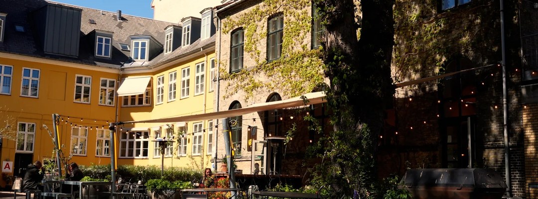 Folkehavens gårdhave på Nørrebro