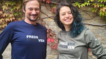 Fredsvenner langærmet t-shirt